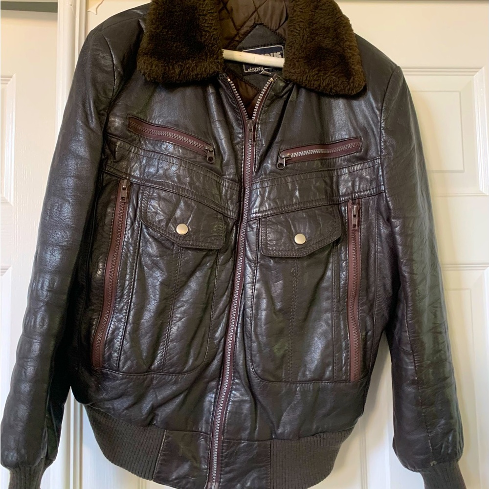 Vintage Esprit Bomber Jacket by Campus. Brown